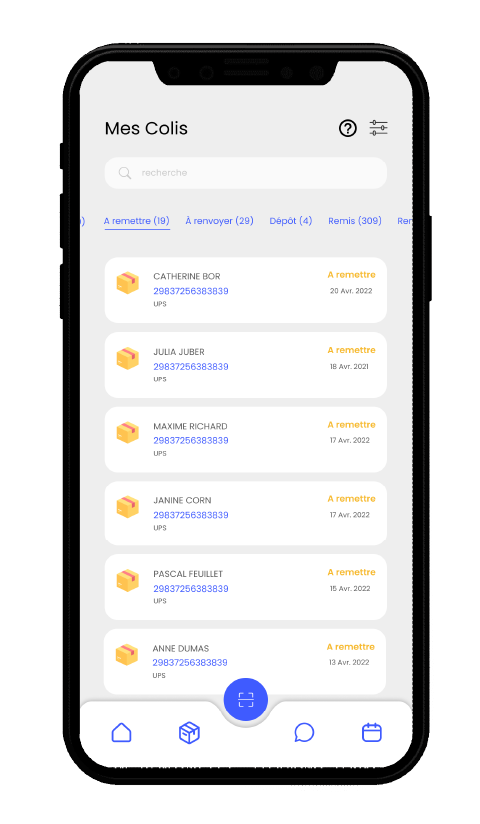 application livraison colis entre voisins